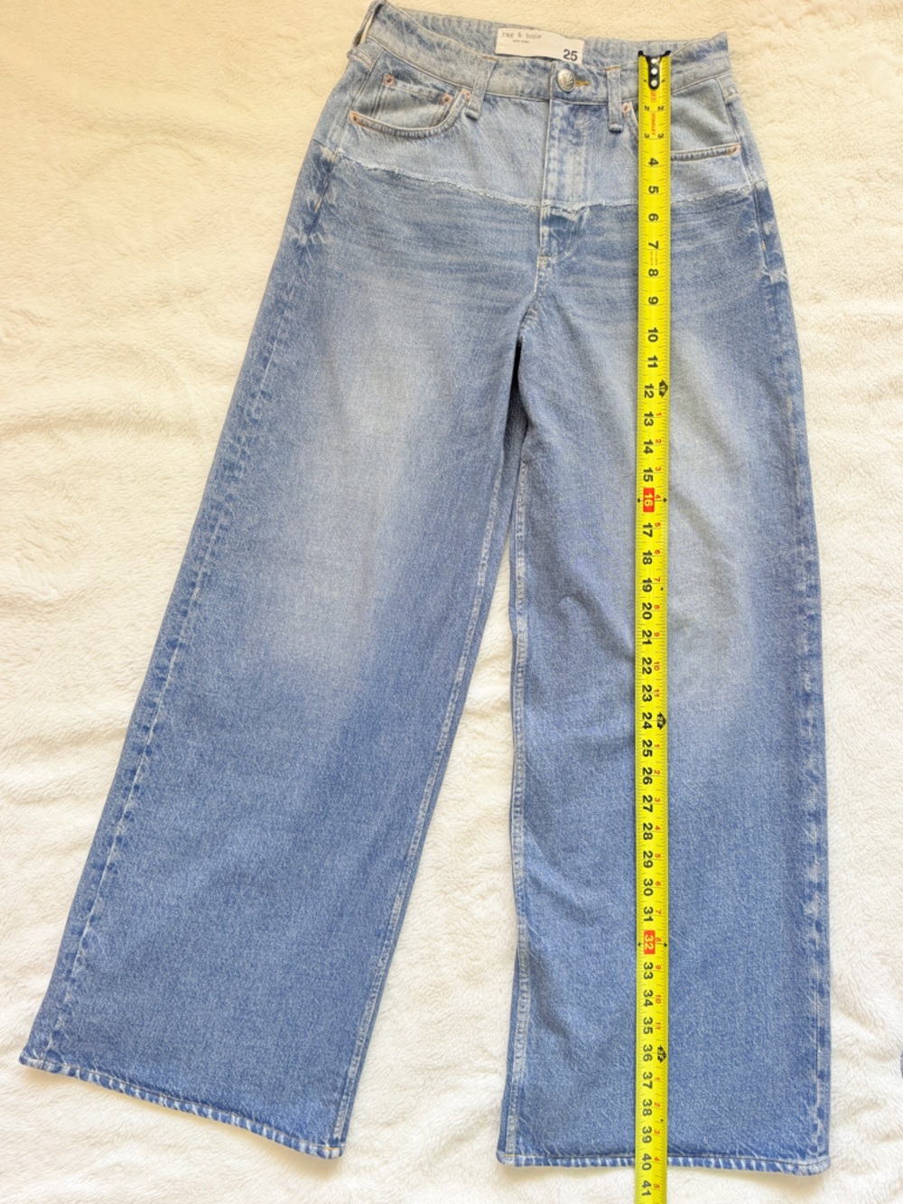 Rag & Bone Miramar Sofie Wide-Leg Pants - Color Antonia - Sweatpant Jeans - Picture 14 of 16